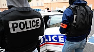 Policías antidroga de Marsella el 31 de marzo. Foto: 