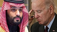 ولي العهد السعودي  محمد بن سلمان والرئيس الأمريكي جو بايدن