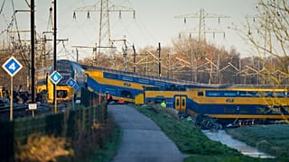 Los dos trenes accidentados