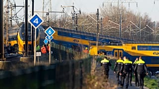 Hollanda'da tren kazası