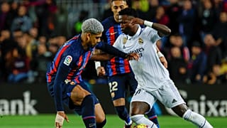 جانب من مباراة برشلونة وريال مدريد بالدوري