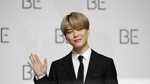 BTS member Jimin pictured in Seoul, South Korea in 2020