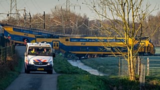 Ein Intercity mit etwa 50 Fahrgästen entgleiste.