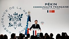 Ο Εμανουέλ Μακρόν στο Πεκίνο