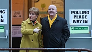 Nicola Sturgeon és férje egy korábbi felvételen