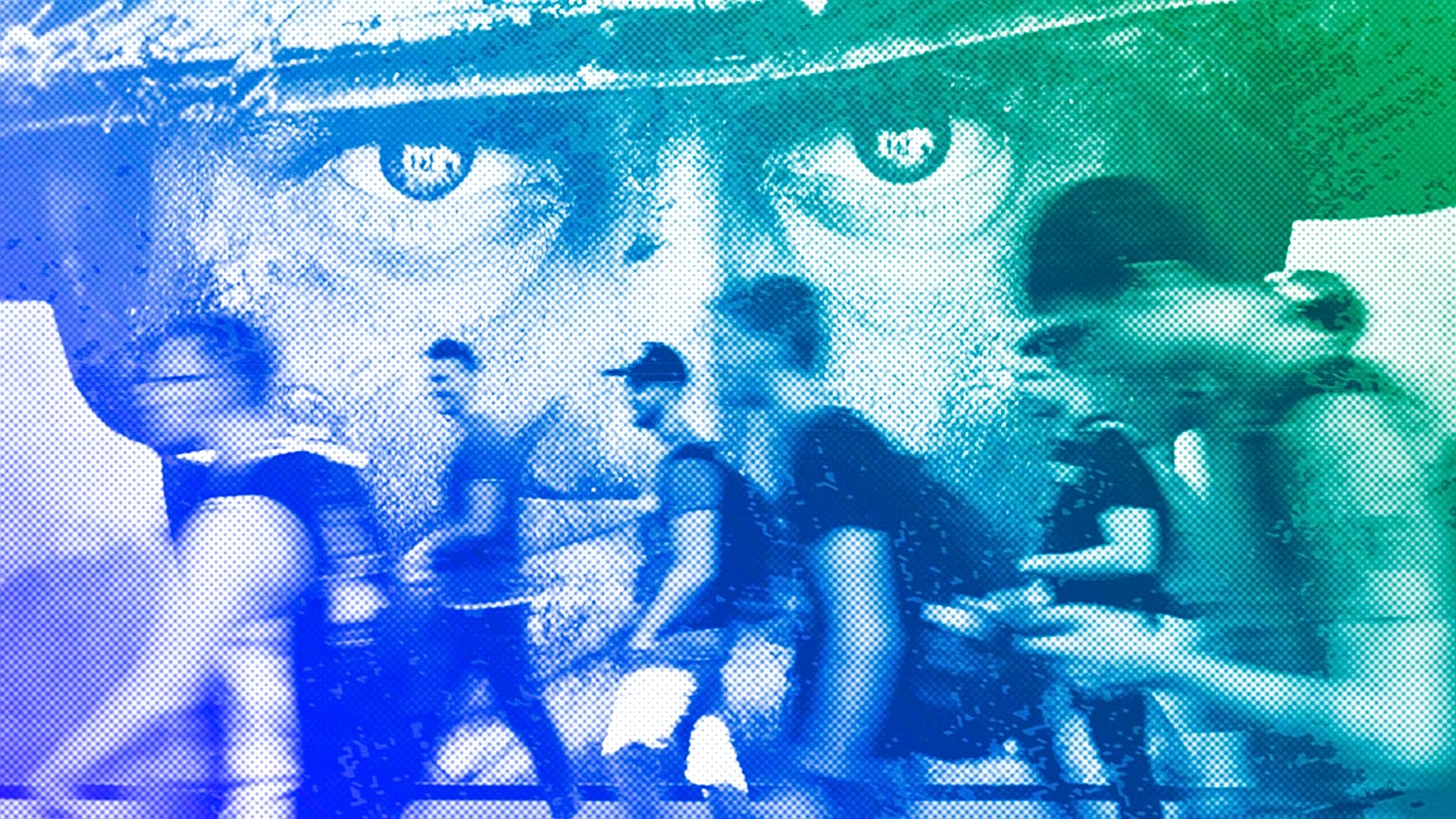 Visitors passing an advertisement for the video game 'Call of Duty' at the Gamescom fair for computer games in Cologne, August 2017