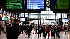 Estação ferroviária da Gare du Nord em Paris