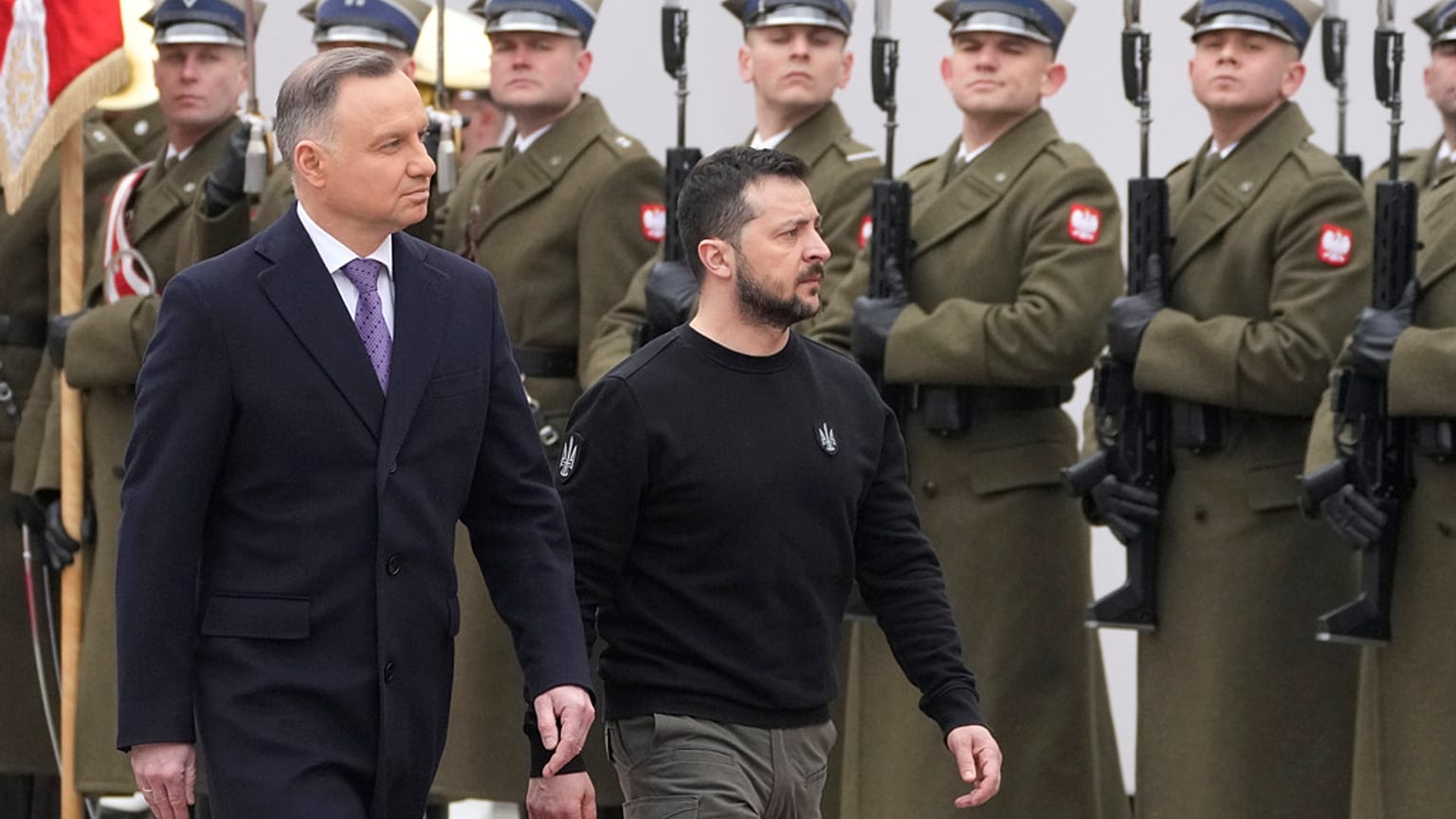 Ukrayna Devlet Başkanı Zelenskiy ve Polonya Cumhurbaşkanı Duda 
