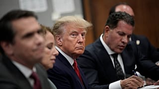 Former US President Donald Trump appears in court for his arraignment