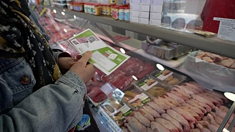 Fransa'nın Denain bölgesinde halka 50 euroluk kupon dağıtıldı