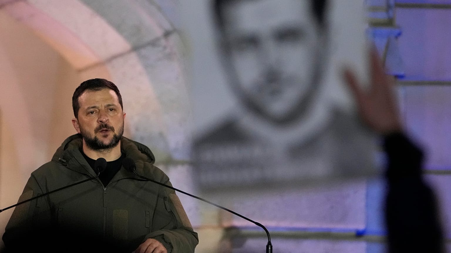 Ukrainian President Volodymyr Zelenskyy in Poland