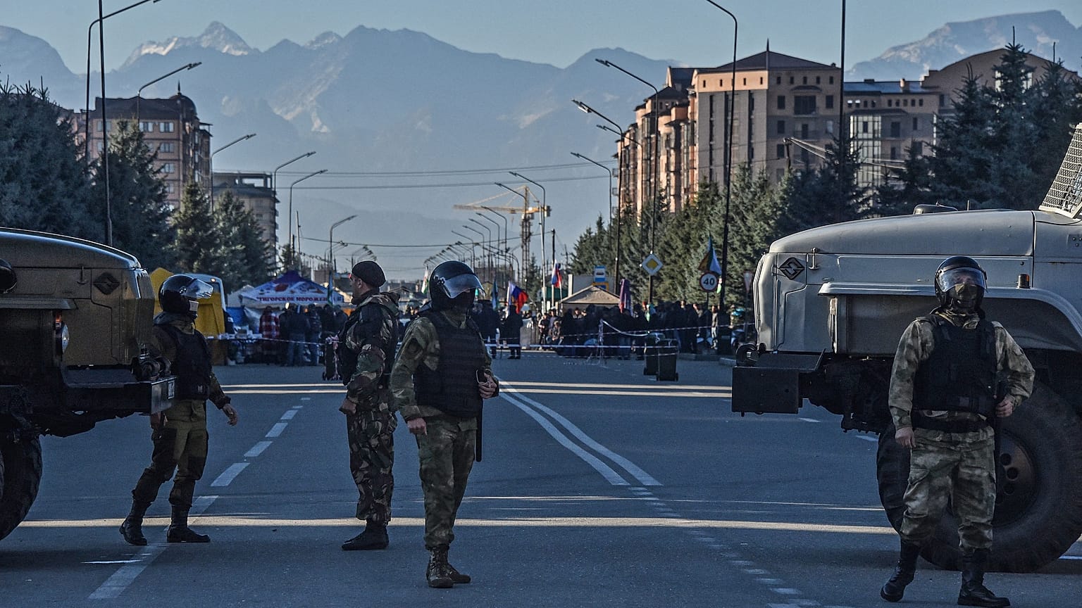 صورة أرشيفية لقوات أمن في جمهورية إنغوشيا