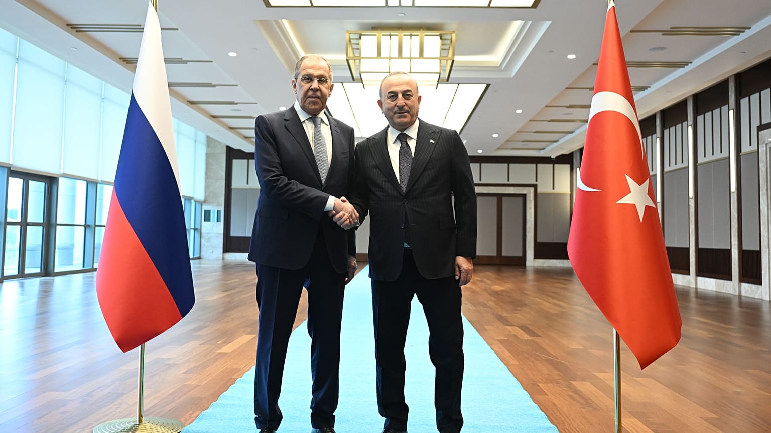 Lavrov ve Çavuşoğlu 