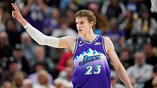 Lauri Markkanen a pályán 2023. március 18-án a Boston Celtics ellen