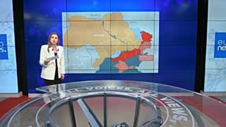 Sasha Vakulina rendszeresen beszámol az Euronewson a legfrissebb háborús elemzésekről