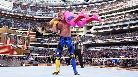Social media star Logan Paul faces Seth Rollins during WrestleMania 39 on 1 April, 2023