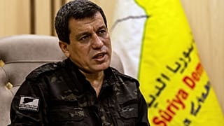 القائد العام لقوات سوريا الديمقراطية مظلوم عبدي في الحسكة، سوريا. 2022/11/26