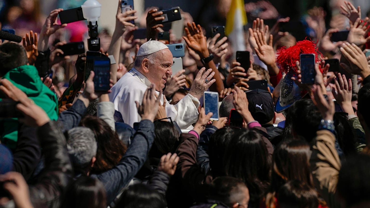Pope Francis at Easter Mass