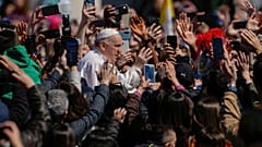 Pope Francis at Easter Mass