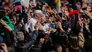 Pope Francis at Easter Mass