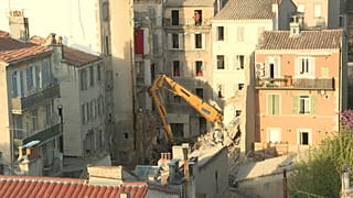Rettungsarbeiten an der Unglücksstelle