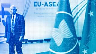 European Union foreign policy chief Josep Borrell arrives for the EU-ASEAN summit in Brussels, 14 December 2022