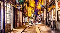 The Shambles in York - a city on the UK's 'tentative list' for UNESCO honour thanks to its rich Anglo-Saxon, Viking and Norman history 