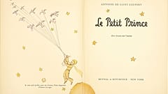 Eine frühe Ausgabe von Antoine de Saint-Exupérys Kultbuch "Le Petit Prince".