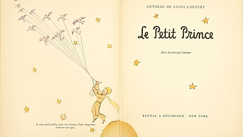 An early copy of Antoine de Saint-Exupéry's iconic 'Le Petit Prince'