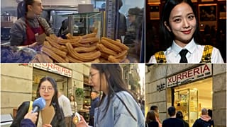 A churro shop in Barcelona became popular after K-Pop artist Jisoo shared her food experience on Instagram.