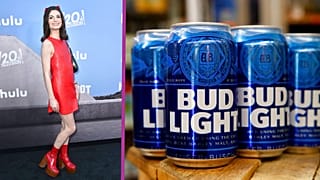 US transgender TikTok star Dylan Mulvaney (left) is at the centre of a controversy over her partnership with the beer Bud Light.