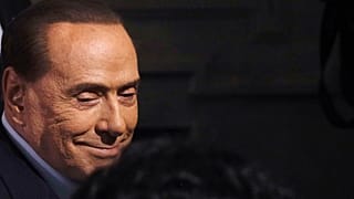 Silvio Berlusconi az elnöki palota, a Quirinale előtt, 2018-ban