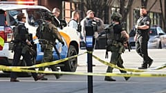 La police déployée à Louisville (10/04/2023)