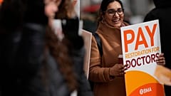 Viertägiger Streik der Assistenzärzte in Großbritannien