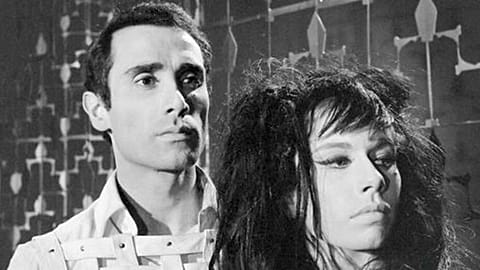 Pierre Lacotte and his wife Ghislaine Thesmar in the ballet 'Penthésilée' - 19 February 1964.