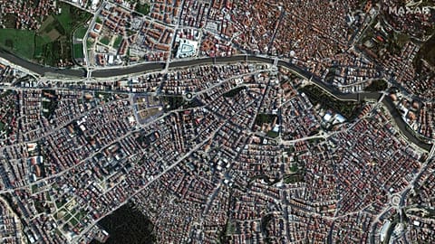Antakya'nın uydu görüntüleri