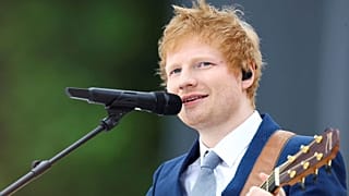 ritish singer Ed Sheeran performs during the Platinum Jubilee Pageant, in London on June 5, 2022. 