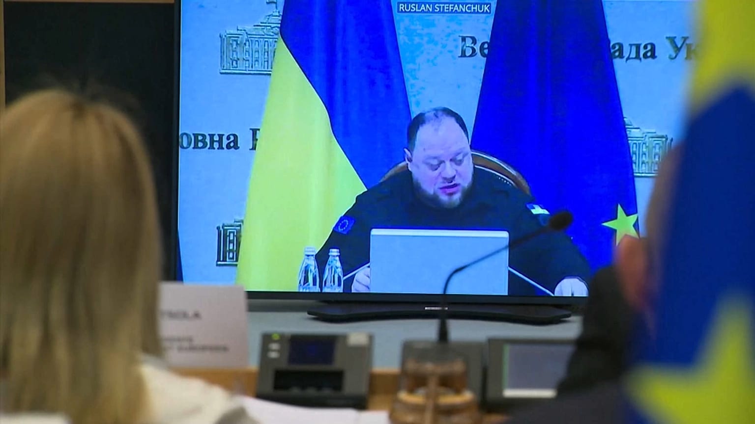 The EU Parliament co-hosted a joint hybrid session with Ukraine's Verkhovna Rada on Wednesday.