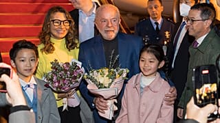 Lula a sanghaji repülőtéren