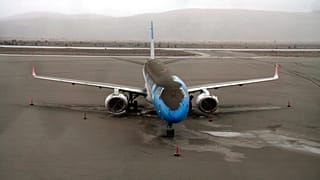 Aereo danneggiato dalle nubi di cenere - aeroporto San Carlos de Bariloche- Argentina