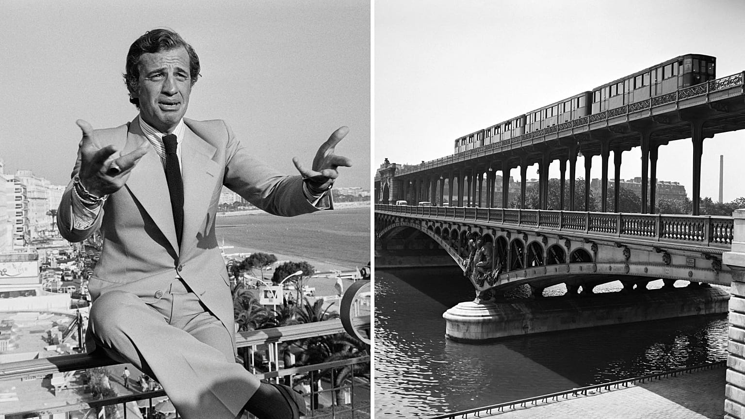 French actor Jean-Paul Belmondo is pictured during a press conference during the 27th Cannes Film Festival in Cannes, on May 14, 1974.
