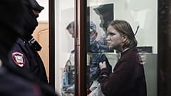 A robbantással gyanúsított Darija Trepova bírósági meghallgatáson