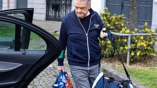 Der frühere EU-Abgeordnete Antonio Panzeri bei seiner Entlassung aus einem Brüsseler Gefängnis am Donnerstag.