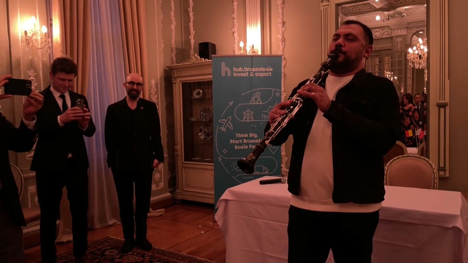 Ramzan Sesler au Consulat de Belgique à Istanbul