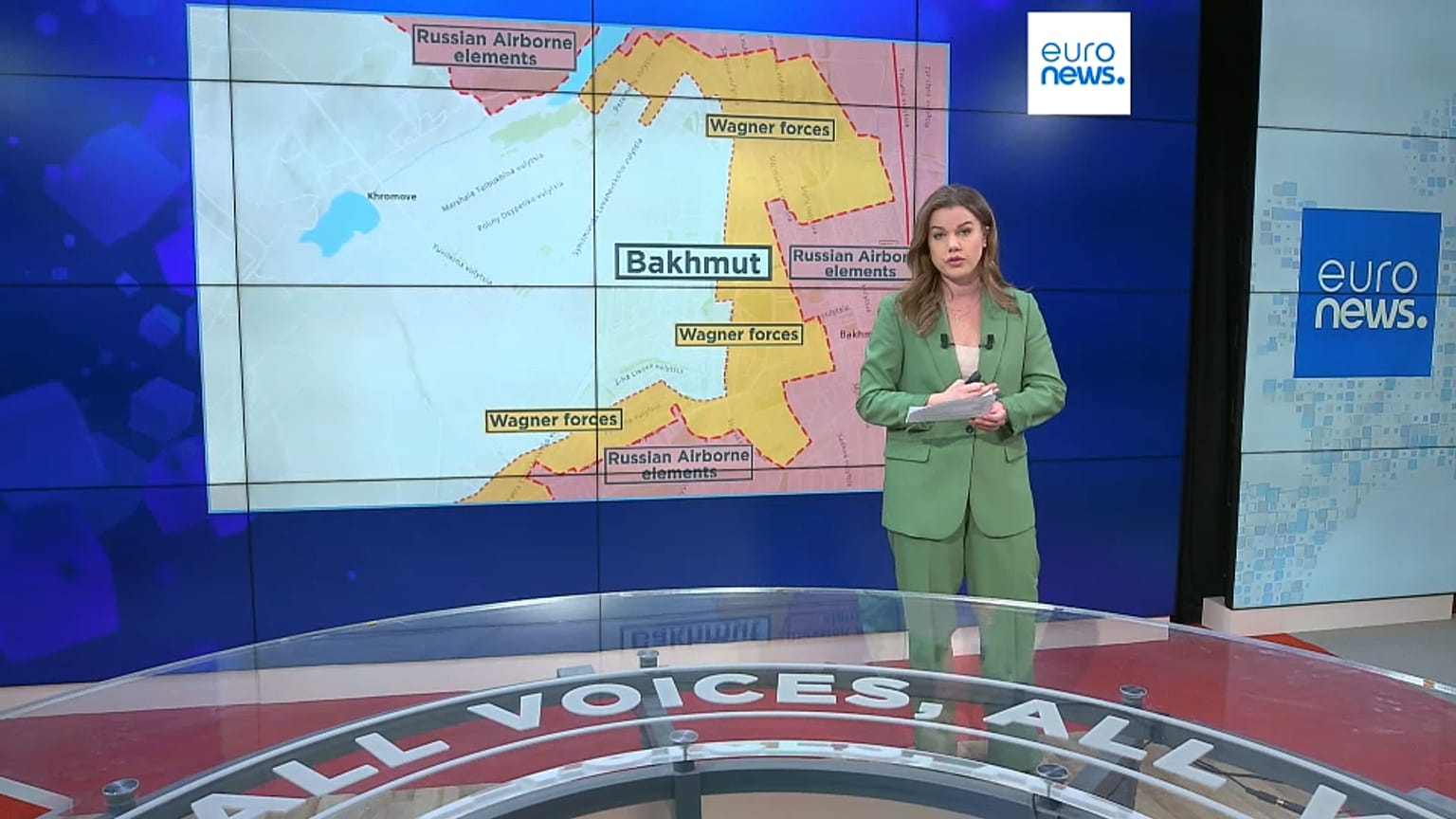 Oleksandra Vakulina im Studio 