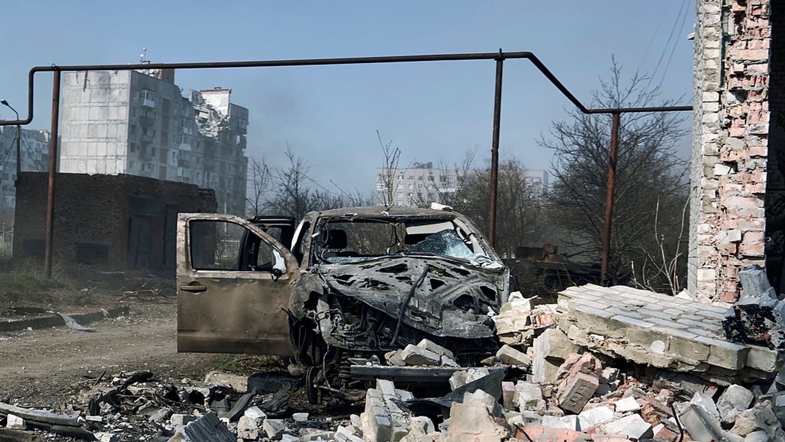 Bakhmut esteve debaixo de intenso fogo de artilharia russa