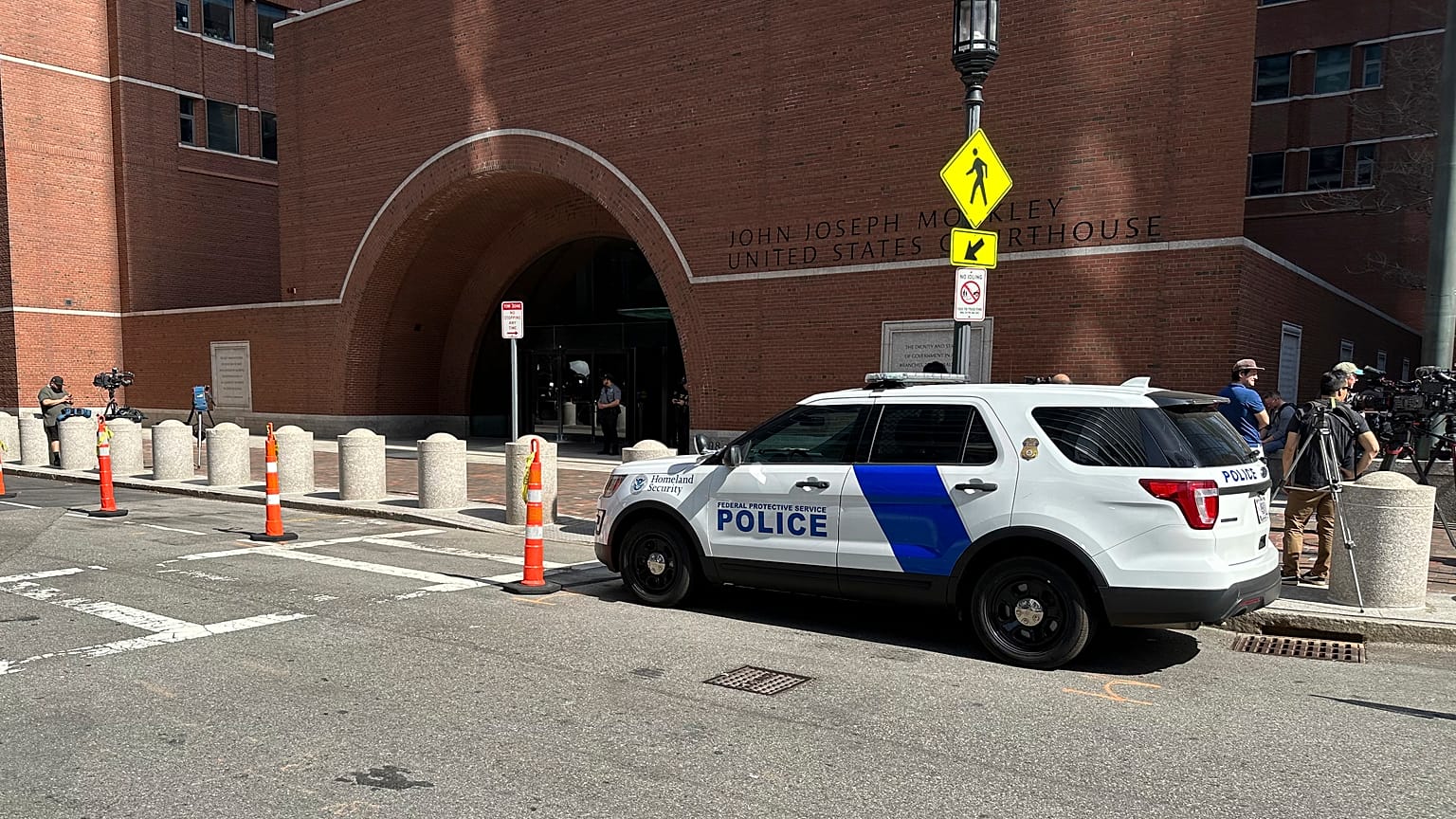 Vor diesem Gericht in Boston musste der Tatverdächtige heute erscheinen