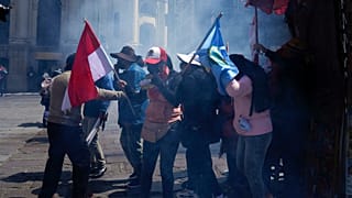 Bolivya'da eğitim çalışanlarının eylemi, 14.04.2023