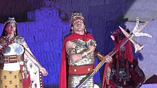 Reconstitution d'un rituel Inca - capture d'écran