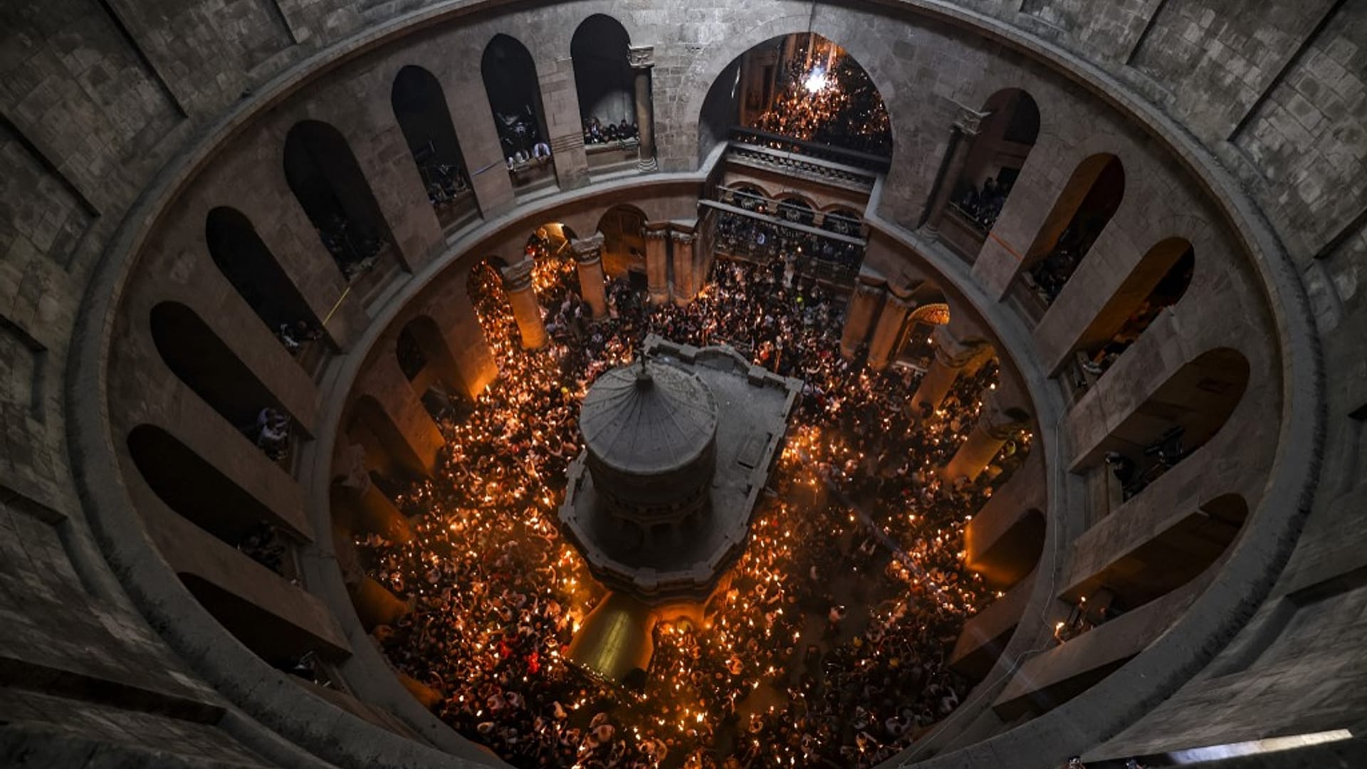 Orthodox Ritual Video. Orthodox Christians take part in the